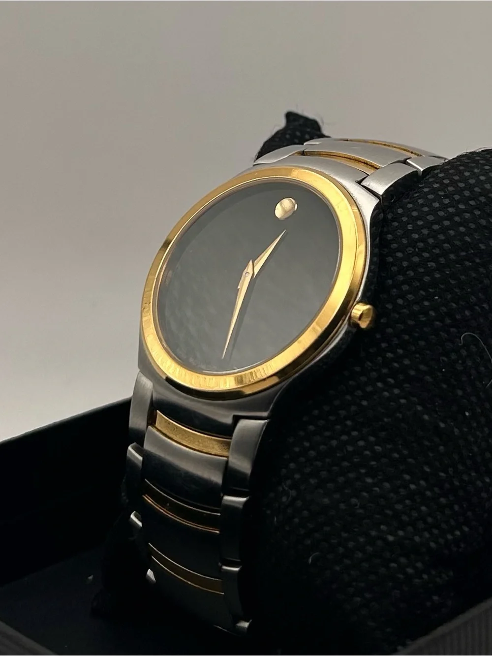 Movado Museum Men’s Two-Tone Gold & Silver Stainless Steel Quartz 34mm Watch